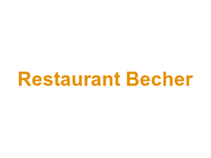 Restaurant Becher Logo