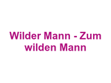 Wilder Mann - Zum wilden Mann Logo