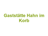 Gaststätte Hahn im Korb Logo