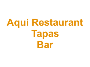 Aqui Restaurant Tapas Bar Logo