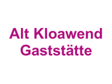 Alt Kloawend Gaststätte Logo