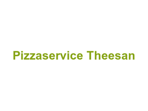 Pizzaservice Theesan Logo