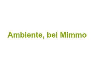 Ambiente, bei Mimmo Logo
