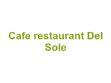 Cafe restaurant Del Sole Logo