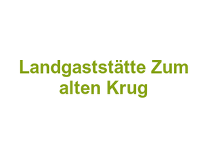 Landgaststätte Zum alten Krug Logo