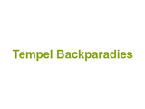 Tempel Backparadies Logo