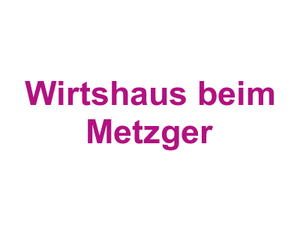 Wirtshaus beim Metzger Logo