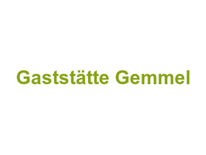 Gaststätte Gemmel Logo