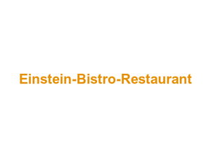 Einstein-Bistro-Restaurant Logo