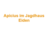 Apicius im Jagdhaus Eiden Logo
