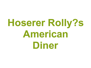 Hoserer Rolly’s American Diner Logo