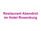 Restaurant Abendrot im Hotel Rosenburg Logo
