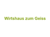 Wirtshaus zum Geiss Logo