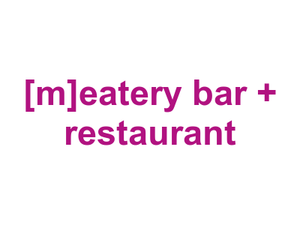 [m]eatery bar + restaurant Logo