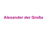 Alexander der Große Logo